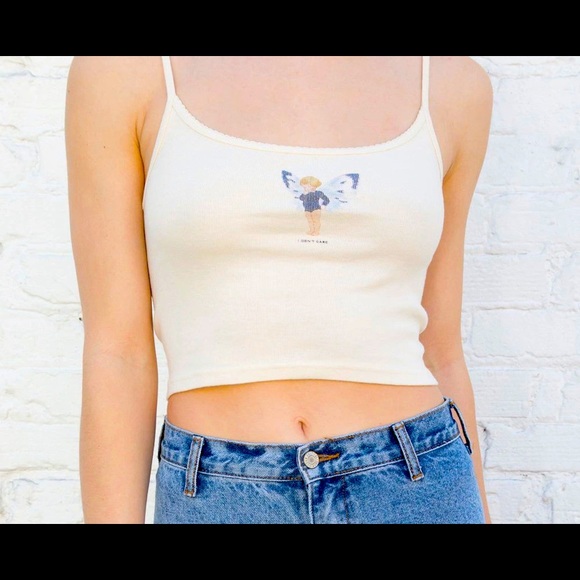 Brandy Melville Angel baby tee - Picture 1 of 2